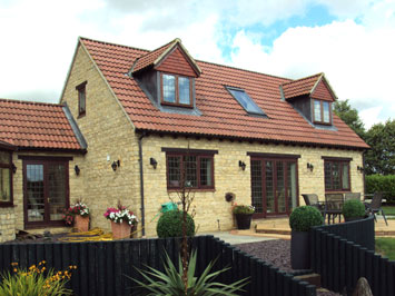 Pottersbury stone brick house