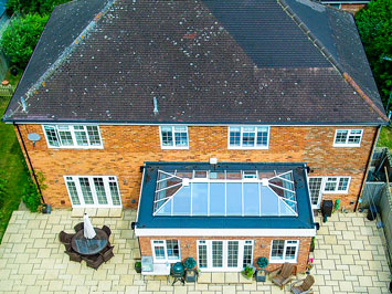An orangery built in keeping with the existing property